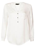 Blouse Zijde Off-white