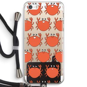 Krab: iPhone 5 / 5S / SE Transparant Hoesje met koord