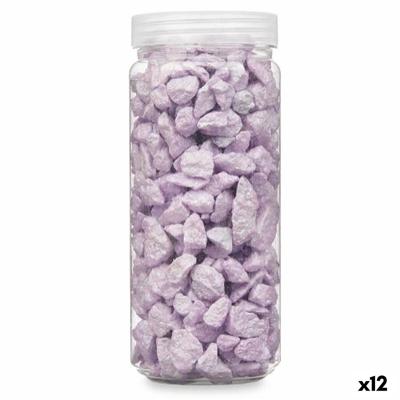Decoratieve stenen Lila 10 - 20 mm 700 g (12 Stuks)