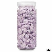 Decoratieve stenen Lila 10 - 20 mm 700 g (12 Stuks)