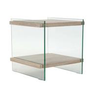 Nachtkastje DKD Home Decor Kristal Hout MDF (50 x 50 x 49 cm)