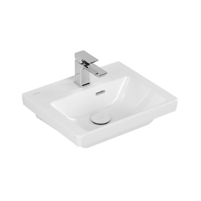 Fontein Villeroy & Boch Subway 3.0 Met CeramicPlus Met Overloop 45x37x14.5 cm Wit Alpin Villeroy & Boch