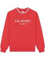 Sporty & Rich sweat à logo imprimé - Rouge - thumbnail