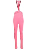 The Attico legging Ruby à lanière porté au cou - Rose