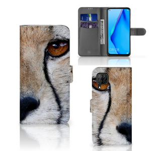 Huawei P40 Lite Telefoonhoesje met Pasjes Cheetah