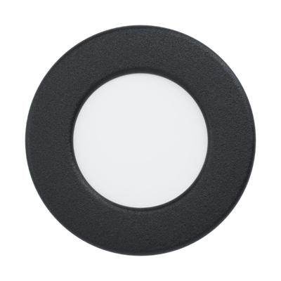 Eglo 4000K inbouwspotFueva 5 IP44 - Ø 8,6cm zwart - 99213