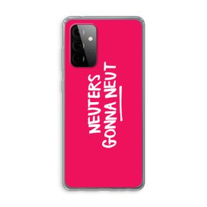 Neuters (roze): Samsung Galaxy A72 Transparant Hoesje