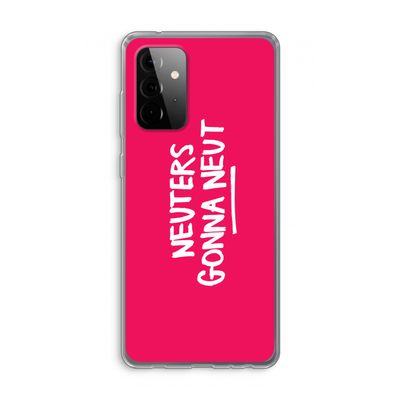 Neuters (roze): Samsung Galaxy A72 Transparant Hoesje