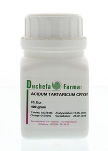 Duchefa Farma Acidum tartaricum crystal (100 gr)