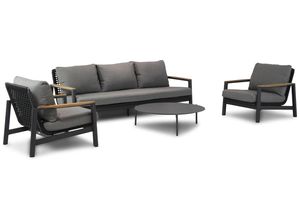 Coco Ralph/Pacific 100 cm stoel-bank loungeset 4-delig