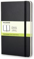 Moleskine notitieboek, ft 9 x 14 cm, effen, harde cover, 192 bladzijden, zwart - thumbnail