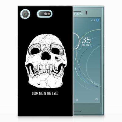 Silicone Back Case Sony Xperia XZ1 Compact Skull Eyes Silicone Back Case Sony Xperia XZ1 Compact Skull Eyes