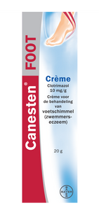 Canesten Foot Crème bij Voetschimmel