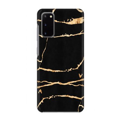 Gouden marmer: Volledig geprint Samsung Galaxy S20 Hoesje