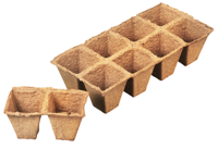 Connex Bio-Potje Vierkant Strips 6Cm 24St - FLOR79125 Connex Bio-Potje Vierkant Strips 6Cm 24St - FLOR79125