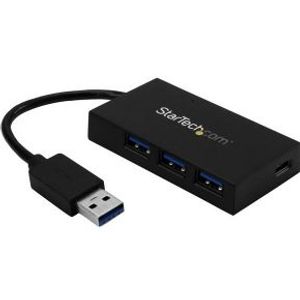 StarTech.com HB30A3A1CSFS USB 3.0 (3.1 Gen 1) Type-A 5000Mbit/s Zwart hub & concentrator