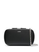 Jil Sander petit sac à bandoulière en cuir - Noir