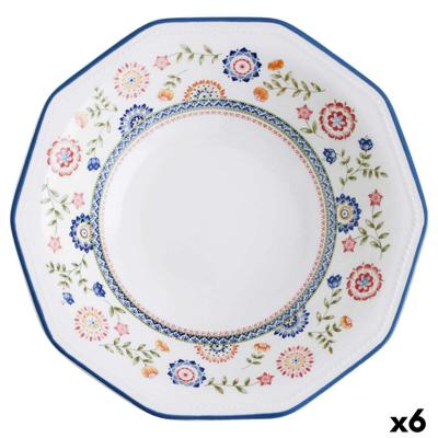 Diep bord Churchill Bengal Keramisch Porslin (Ø 20,5 cm) (6 Stuks)