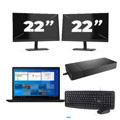 Lenovo Thinkpad X13 Gen 2 - Intel Core i5-11e Generatie - 13 inch - 16GB RAM - 256GB SSD - Windows 11 + 2x 22 inch Monitor Lenovo Thinkpad X13 Gen 2 - Intel Core i5-11e Generatie - 13 inch - 16GB RAM - 256GB SSD - Windows 11 + 2x 22 inch Monitor