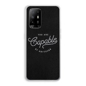 Capable: Oppo A95 5G Transparant Hoesje