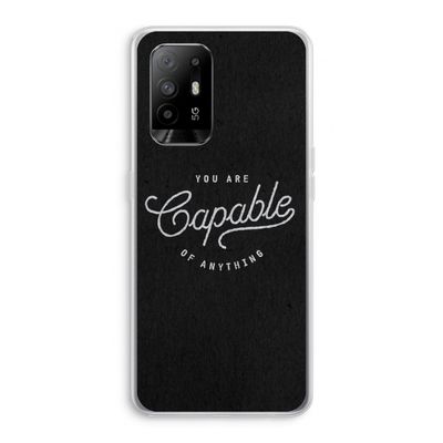 Capable: Oppo A95 5G Transparant Hoesje