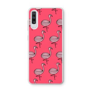 Flamingo: Samsung Galaxy A70 Transparant Hoesje