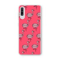 Flamingo: Samsung Galaxy A70 Transparant Hoesje