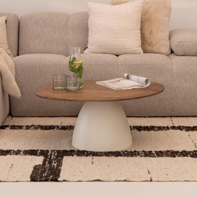 Brix Organische Salontafel 'Marron' Mangohout, 86cm