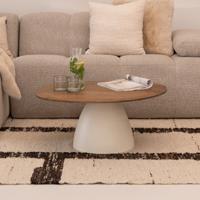 Brix Organische Salontafel 'Marron' Mangohout, 86cm
