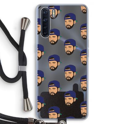 Drake Away: Oppo A91 Transparant Hoesje met koord