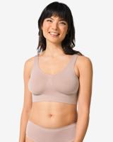 HEMA Niet Voorgevormde Top Naadloos Beige (beige)