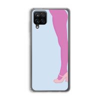 Pink panty: Samsung Galaxy A12 Transparant Hoesje