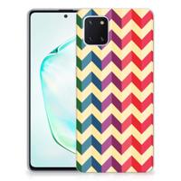 Samsung Galaxy Note 10 Lite | TPU bumper | Zigzag Multi Color