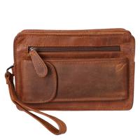 Leather Design Leren Polstas Hunter Bruin 5 Vaks