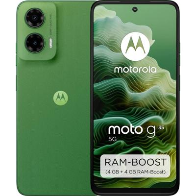 Motorola MOTO G35 Smartphone 128 GB 17.1 cm (6.72 inch) Energielabel B (A - G) Groen Android 13 Dual-SIM