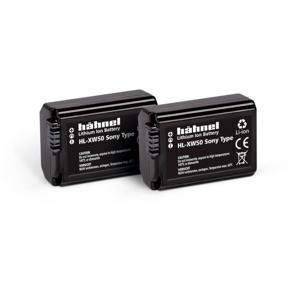 Hähnel Fototechnik HL-XW50, 2er Camera-accu Vervangt originele accu NP-FW50 7.2 V 1000 mAh