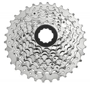 Sunrace cassette 8 speed csm66 11-34t nikkel