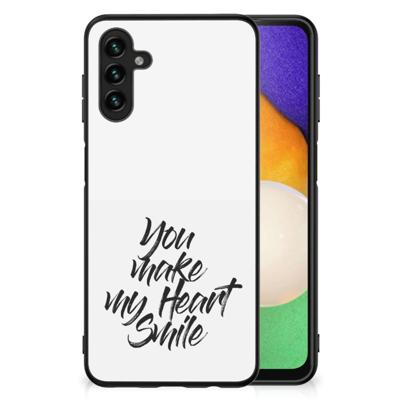 Samsung Galaxy A13 5G | A04s | Telefoon Hoesje | met tekst Heart Smile