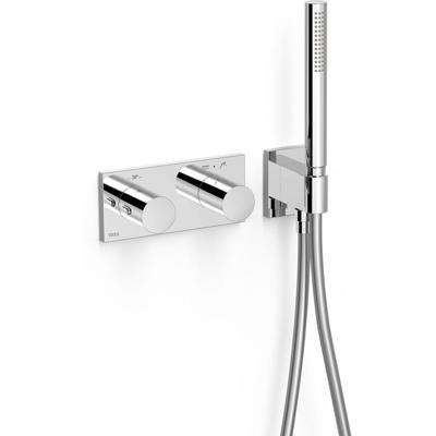 Douchekraan Tres B-System | Inbouw | Thermostaatkraan | Excl.Inbouwdeel | 2-weg | Rechthoek | Chroom Douchekraan Tres B-System | Inbouw | Thermostaatkraan | Excl.Inbouwdeel | 2-weg | Rechthoek | Chroom