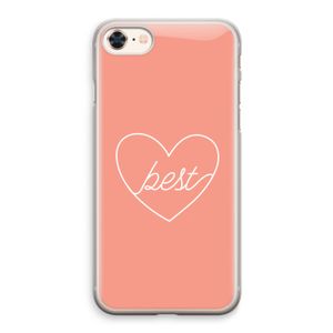 Best heart: iPhone 8 Transparant Hoesje