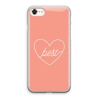 Best heart: iPhone 8 Transparant Hoesje