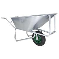 Fort Kruiwagen 230l stalen bak verzinkt onderstel