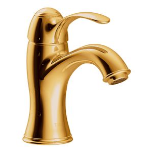 Wastafelkraan Tres Clasic | Opbouw | Mengkraan | Standaard model | 1-hendel | Vintage | 24k Goud glans