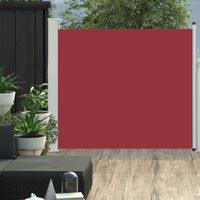 Tuinscherm uittrekbaar 100x300 cm rood - thumbnail