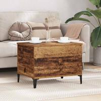 Salontafel Oud hout 60 x 44.5 x 45 cm Bewerkt hout Salontafel Oud hout 60 x 44.5 x 45 cm Bewerkt hout