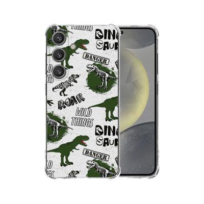 Samsung Galaxy S25 Plus Hoesje - Dinosaurus TPU Antishock Samsung Galaxy S25 Plus Hoesje - Dinosaurus TPU Antishock