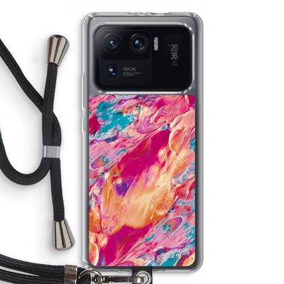 Pastel Echoes: Xiaomi Mi 11 Ultra Transparant Hoesje met koord