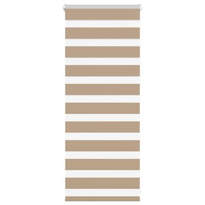 Zebra Blind 60x100 cm stofbreedte 55,9 cm polyester zandbruin
