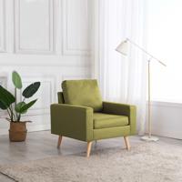 Fauteuil stof groen - thumbnail