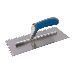 Silverline Soft-grip plaktroffel | 280 x 120 mm, 6 mm tanden - 880084